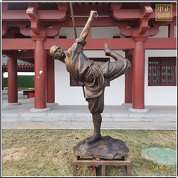 練功夫銅雕塑鑄造