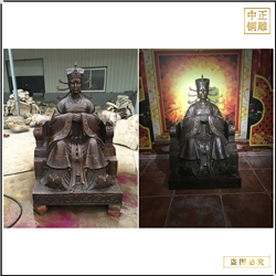 大型古代人物銅雕