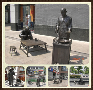 情景小品銅像