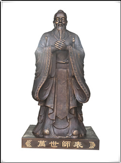 3米孔子銅雕