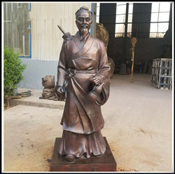 神醫華佗雕塑|華佗銅像廠家