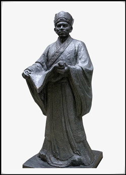 蔡倫銅雕塑|加工蔡倫雕塑