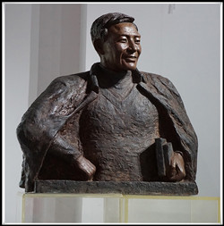 焦裕祿銅雕塑|焦裕祿名人雕塑
